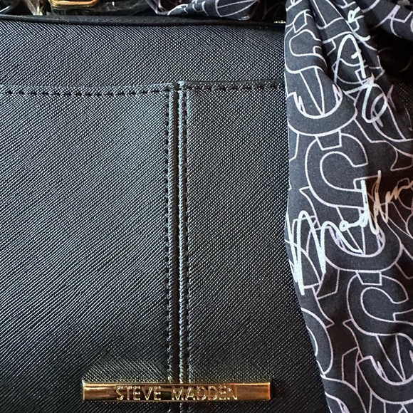 Nwt Steve Madden Black Breese Crossbody bag purse - Picture 5 of 10